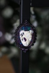 Magnet rámeček lebka gekon 3