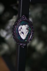 Magnet rámeček lebka gekon 1