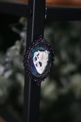 Magnet rámeček lebka gekon 2