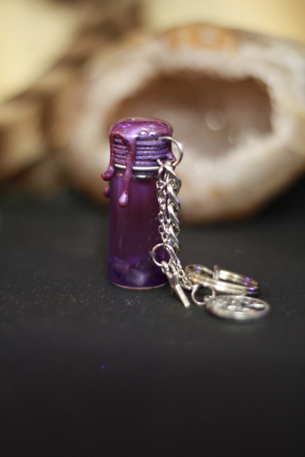 Minilektvar fialový ametyst malý