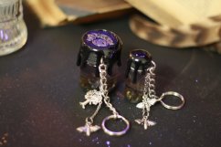 Minilektvar černý labradorit malý