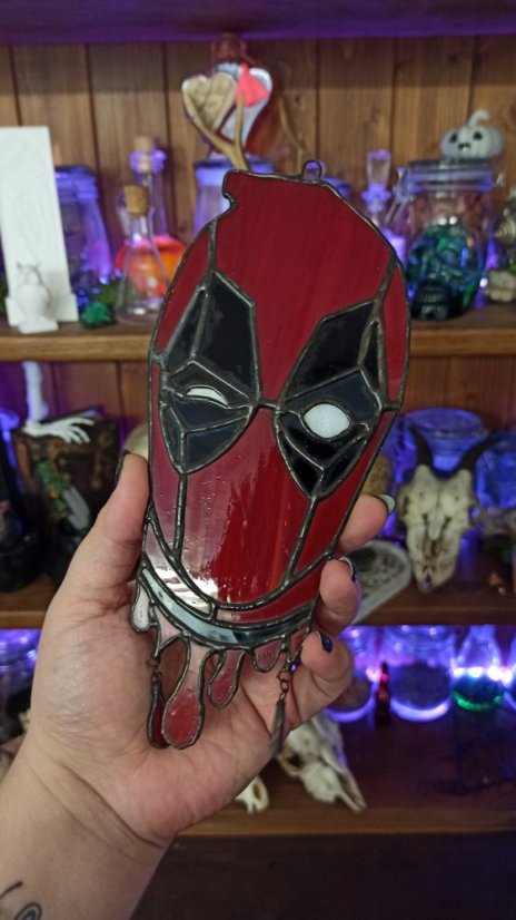 Závěsná vitráž Mr. Pool