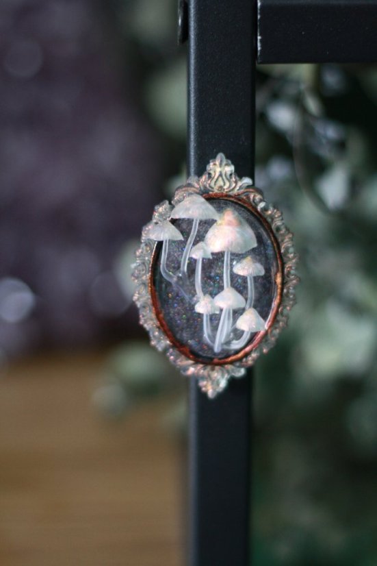 Magnet rámeček houbičky oranžové 1