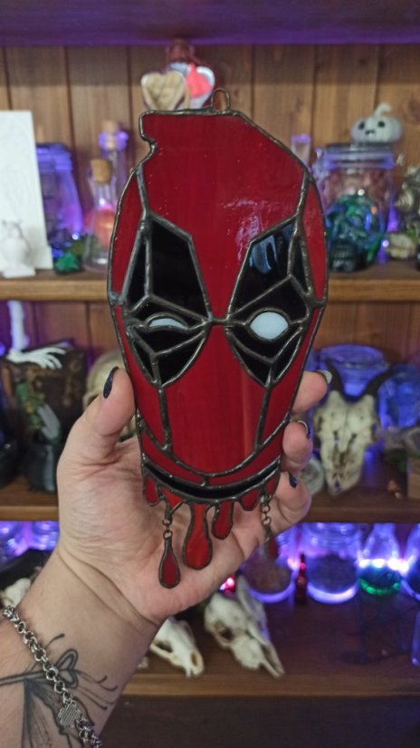 Závěsná vitráž Mr. Pool
