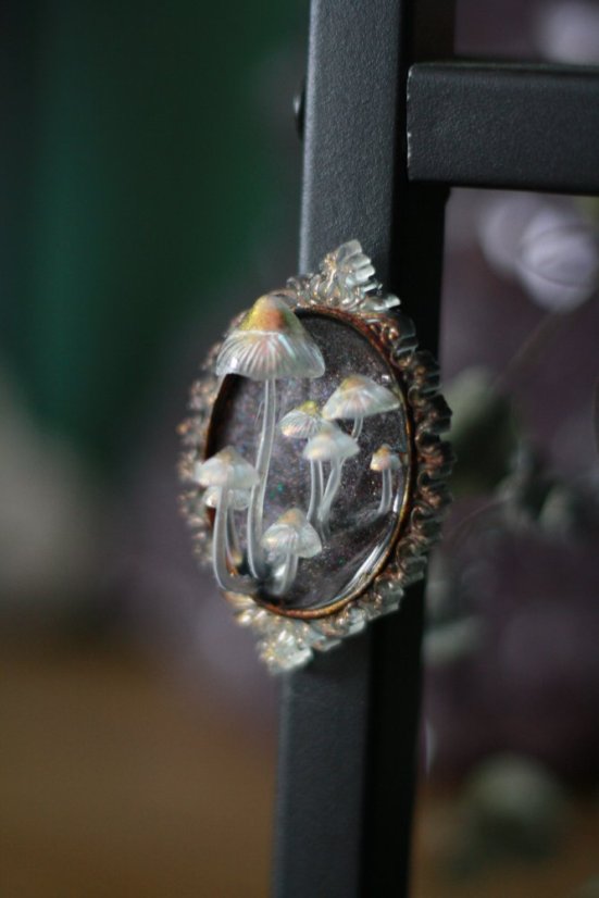 Magnet rámeček houbičky oranžové 3