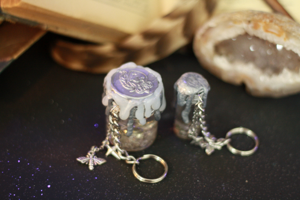 Minilektvar čirý křišťál pyrit malý